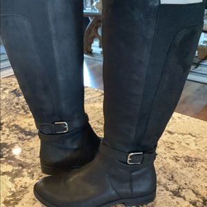 Women’s Lucky brand tall black leather boots